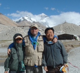 With PuBu and Chen at Everest